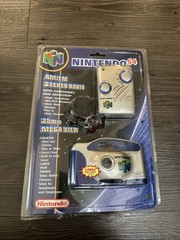 VTG N64 Nintendo 64 Sakar AM/FM Radio 35mm Camera Combo Blue Factory Sealed READ