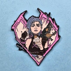 Jinx Enamel Pin League of Legends Arcane Video Game Badge