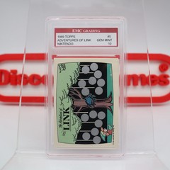 ZELDA ADVENTURE OF LINK – GRADED 10 GEM MINT CARD 1989 TOPPS NINTENDO GAME PACKS