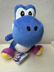 Super Mario All Stars Dark Blue Yoshi Plush [Little Buddy] Stuffed Animal Toy PP