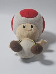 Nintendo Mario Party 5 Toad Plush Doll 2003 Super Mario Bros. Collectible
