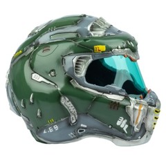 Xcoser Game DOOM Eternal Helmet Resin Replica Cosplay Props Wearable Fans Gift