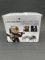 Destiny Lord Saladin And His Wolfpack Figurine 2017 Bungie Big Shot Toy Sealed