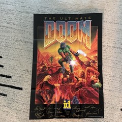 The Ultimate Doom (PC, 1995) Flesh Consumed Development Team Poster 18 x 26”