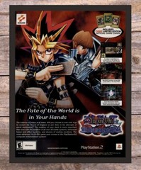 Yu-Gi-Oh The Duelists of the Roses Framed Print Ad/Poster Official PS2 Promo Art