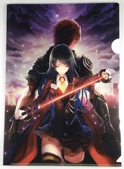 AKAI KATANA SHIN Brand New unopened A4 SIZE CLEAR FILE FOLDER Japan (No game) B