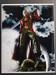 Devil May Cry 3 (Dante) Playstation 2 PS2 PC Game Art Print Glossy Small Poster