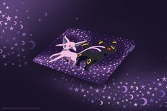 New Authentic Pokemon x Razer 2026 Gigantus V2 Mousepad Espeon & Umbreon Edition