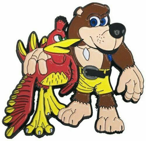 OFFICIAL BANJO KAZOOiE LIMITED EDITION PIN BADGE BRAND NEW