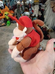 Nintendo Diddy Kong Bean Bag Plush Doll Diddy Kong Racing Promo NFR 1997 BD&A