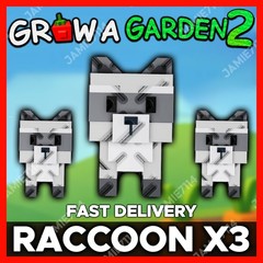 🪴Grow a Garden 2 | Raccoon x3 | GAG2 Fast & Easy