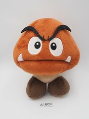 Super Mario Bros A1809 Goomba Kuribo Sanei 6″ Plush Stuffed Toy Doll Japan