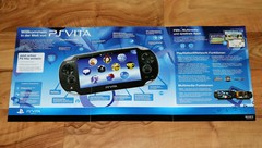 PlayStation Vita PS Vita Press Kit Sheet Ad Advertising Sheet Poster Collectible