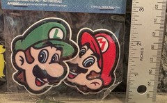 Nintendo OFFICIAL Promo Lot of 7 Adhesive Patch Mario Bowser Link Zelda Sticker