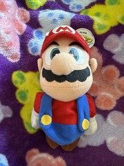 Vintage N64 Super Mario Bros. Flying Mario Bean Bag Plush 6″