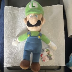 Super Mario Bros Luigi Plush Doll Stuffed Plush Toy Character Model Luigi