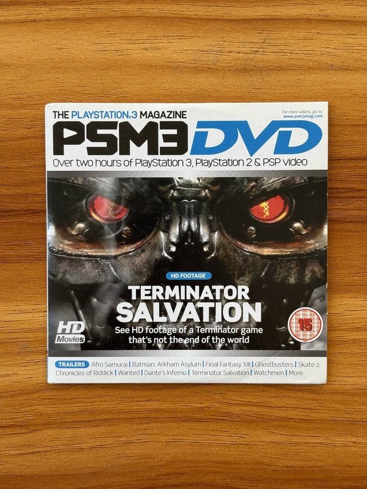 RARE OFFICIAL PLAYSTATION 3 PS3 DEMO (PAL) TERMINATOR SALVATION FINAL FANTASY