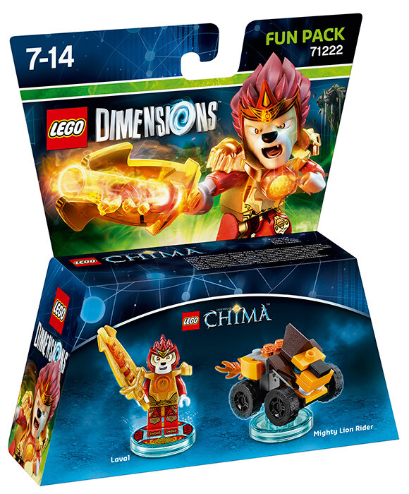 Lego Dimensions Fun Pack Chima Laval 71222 Lego