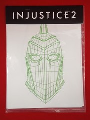 WB DC Comics Injustice 2 Promotional T-Shirt Iron On Patterns Sealed SET!