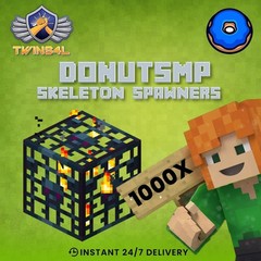 1000 Skeleton Spawners – DonutSMP | 24/7 Instant Delivery