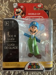 World of Nintendo Ice Luigi 2.5” Figure Series 1-1 Jakks US BRAND NEW