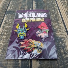Tiny Tina’s Wonderlands Enamel Companion 3 Pin Set Treasure Trove Borderlands