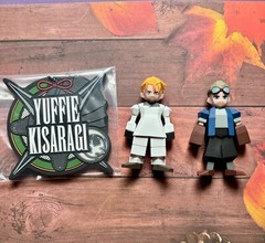 Final Fantasy 7 Rebirth (Remake) Polygon Figure Rufus & Cid + Yuffie Strap
