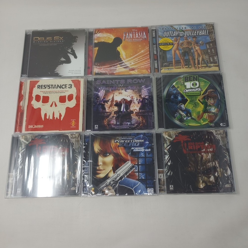 Lot Of 9 NEW SEALED Video Game Soundtracks! Dead Island, Saints Row, & More!
