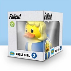 TUBBZ Boxed Fallout Vault Girl Collectible Duck Rubber Figure Official Jeep