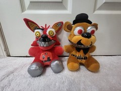 Five Nights at Freddy’s Nightmare Freddy Fazbear Plush FNAF AND Nightmare Foxy