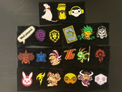 Blizzard Blizzcon Series 1 Backpack Badge Patches WoW Overwatch CHOOSE YOUR OWN!