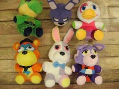 Five Nights At Freddy’s Security Breach Plush Lot of 5 FNAF Freddy Chica