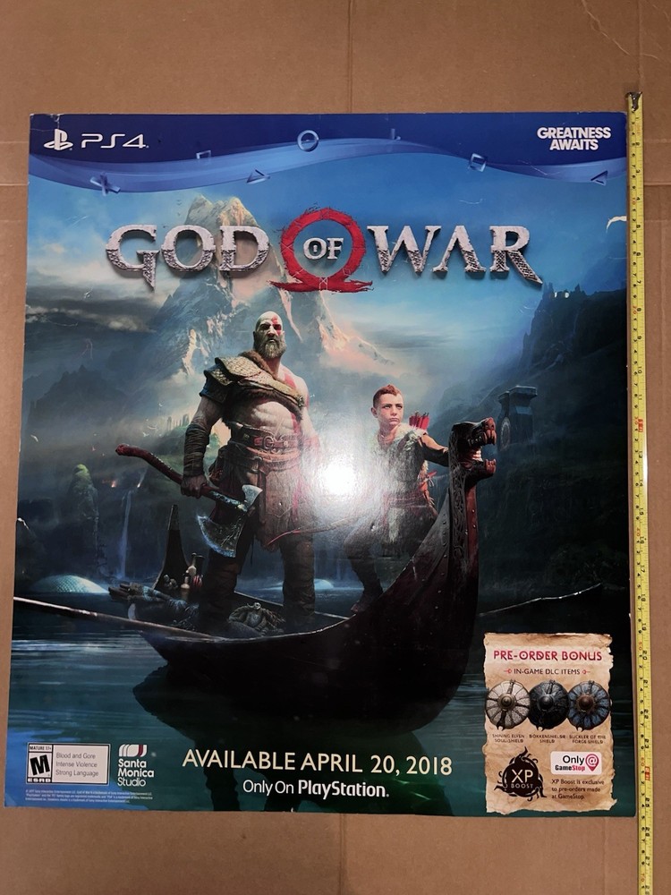 God Of War GameStop Exclusive Promo Poster
