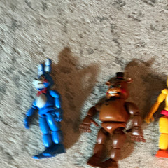 Five Nights at Freddy’s Articulated Action Figure Lot: Bonnie, Freddy, Chica