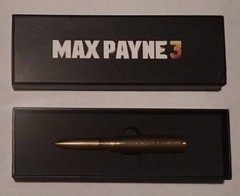 MAX PAYNE 3 – 2012 – Promo Bullet Pen – Box – Rockstar Games – RARE – NOT MP 1 2