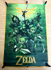 The Legend of Zelda Link All Stars Big Poster Nintendo Official 2014 24×36