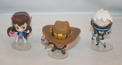Blizzard Overwatch Cute But Deadly – D.VA, Bone Soldier 76 and McCree Figures