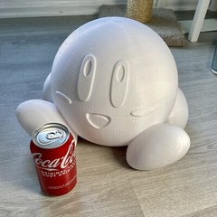 [canada] 10″ tall Very Big kirby action figure Statue (3d Printed, Not Painted)