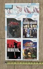 Nintendo Wii Video Game Display Sign 2006 Legend of Zelda Twilight Princess