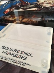 final fantasy xv 15 square members rewards acrylic print plate plaque used rare