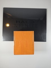 Lanyards, patches, UNSC Wallet and Art From Halo Infinite Collectors Edition Lot