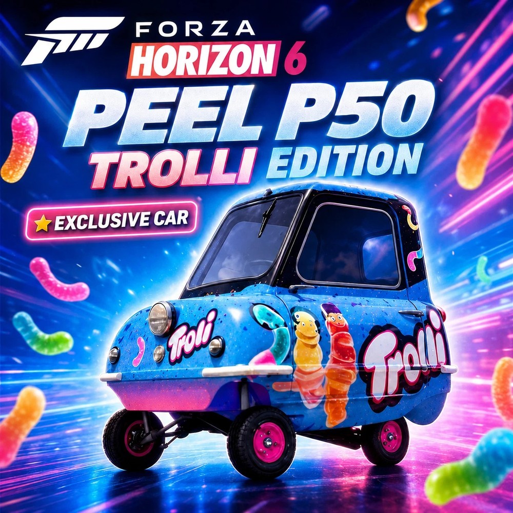 Forza Horizon 6: 1962 PEEL P50 – Trolli Promo Code Item RECEIPT ONLY!!!