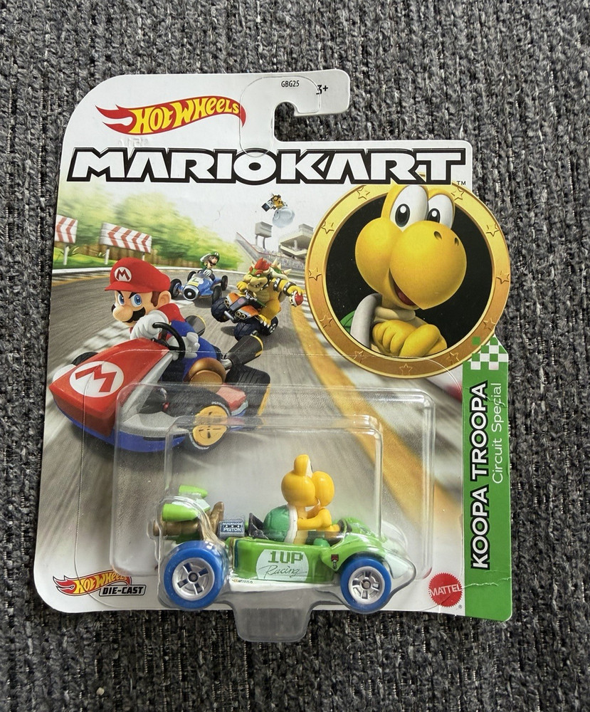 Hot Wheels Mario Kart and Super Mario Bros Movie Lot