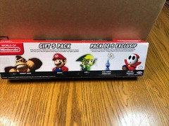 World of Nintendo 5 Figure Set Blue Pikmin, Mario, Link, Donkey Kong Shy Guy NEW