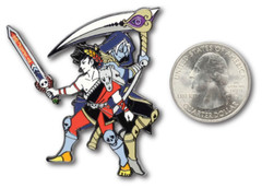 Hades Game Zagreus Prince of the Underworld Thanatos Death Incarnate Enamel Pin