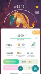 Charizard under 1500 CP – 3 moveset Blast Burn Great League PVP GBL – Trade