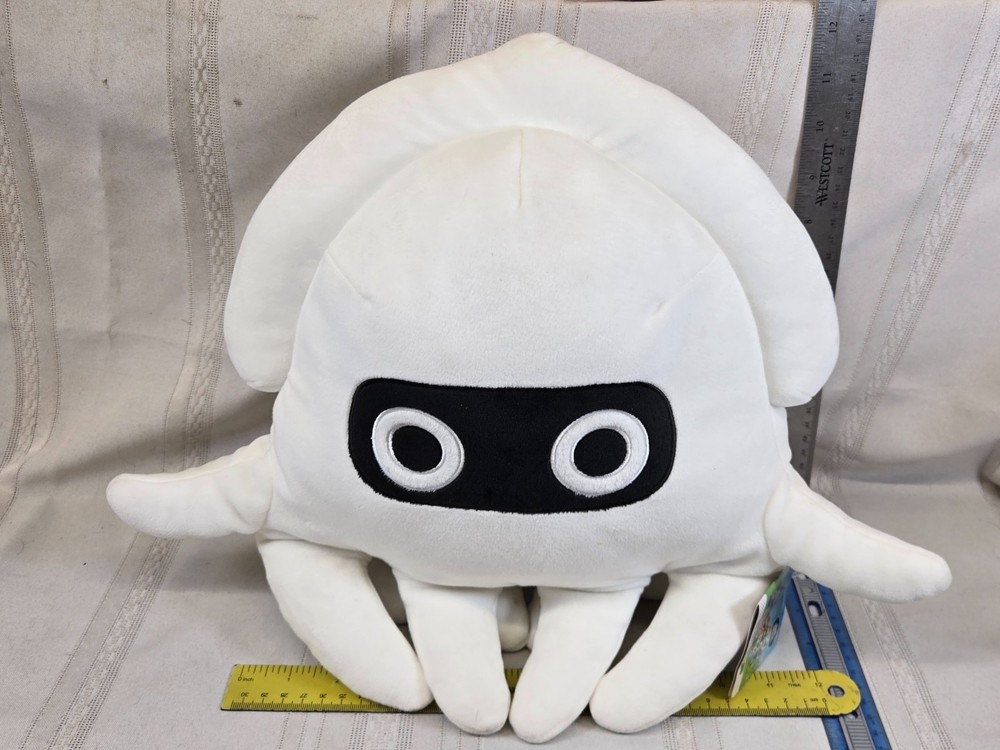 Club Mocchi Nintendo Super Mario Blooper Plush Stuffed Animal Collectible 15″