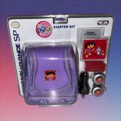 New Sealed! Dora The Explorer Nintendo Game Boy Advance SP Starter Kit From 2006