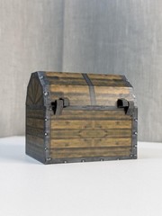 Zelda Ocarina of Time Dungeon Torch & Treasure Chest Set – 3D Printed Decor