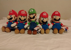 Nintendo Super Mario Bros. Official All-Star Collection Mario & Luigi lot 5pcs
